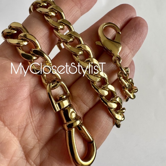 Bandolier RARE Gold Long Wrist Hand Strap NEW! Purse iphone case HARD TO GET 15" - Picture 4 of 9